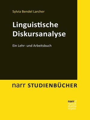 cover image of Linguistische Diskursanalyse